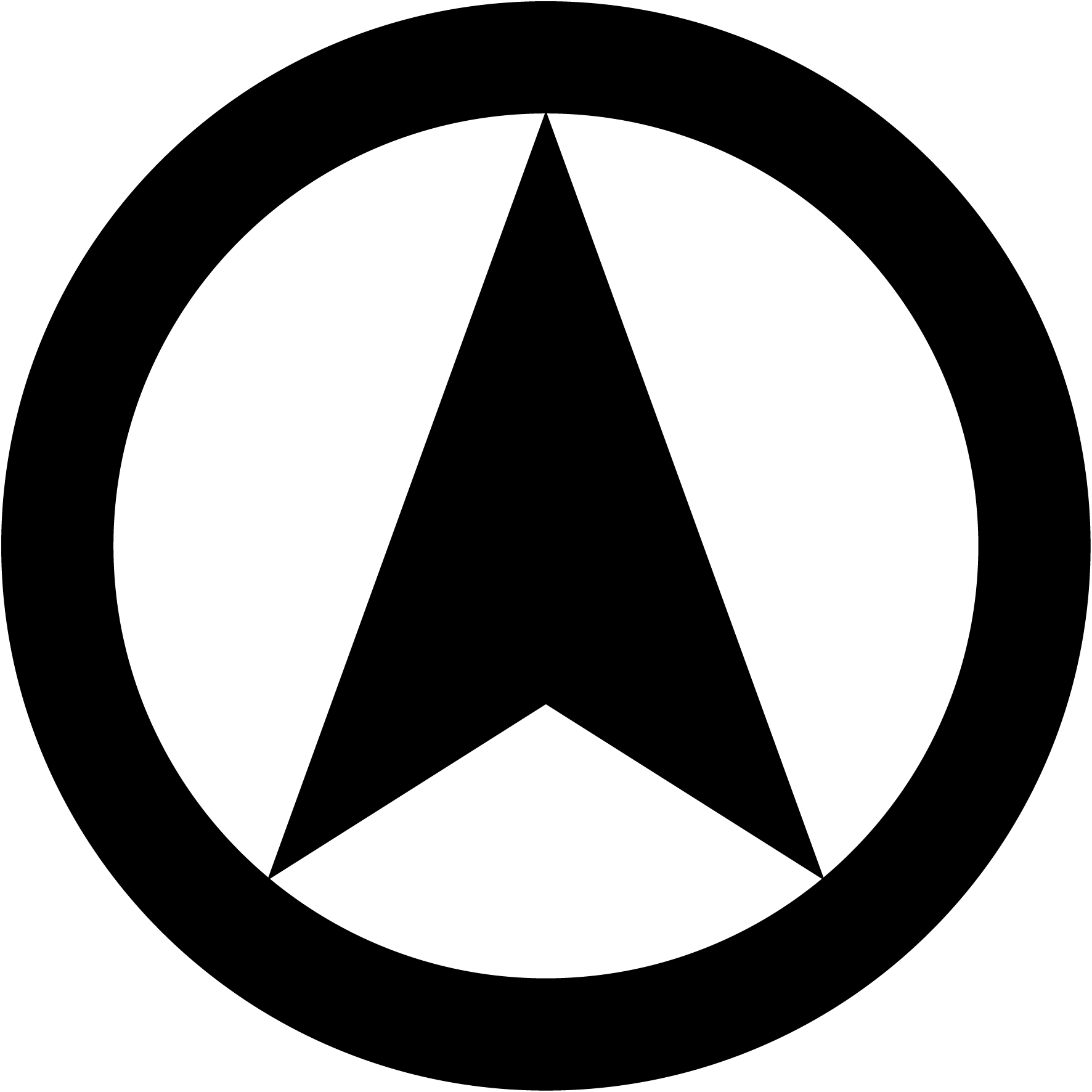svart logo png